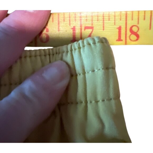 Patagonia Mens Yellow Funhoggers Shorts Yellow Pull-On 4" Cotton Trunks XL - Picture 5 of 7